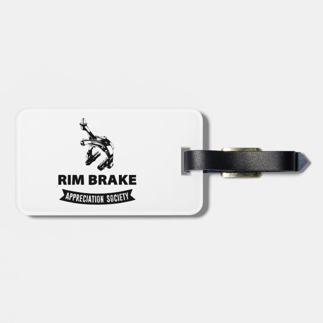 Étiquette À Bagage Rim Brake Appréciation Society (Dos horizontal)