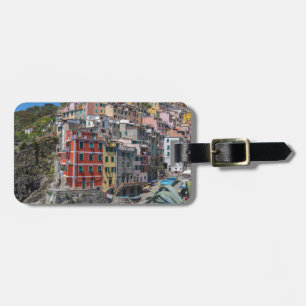 Étiquette À Bagage Riomaggiore Cinque Terre Ligurie Italie