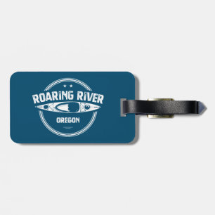 Étiquette À Bagage Rivière Roaring Oregon Kayak