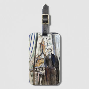 Étiquette À Bagage Robert Delaunay Le poète Philippe Soupault