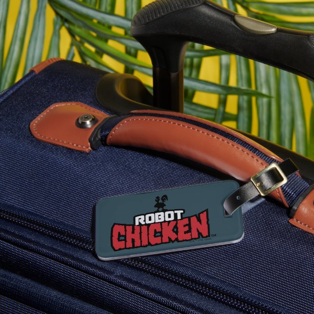 Étiquette À Bagage Robot Chicken Logo (Insitu Rectoal 3)