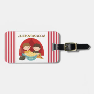 Étiquette À Bagage Roche de Sleepovers