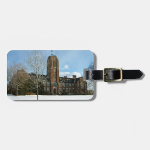 Étiquette À Bagage Rockwell en hiver au Grove City College