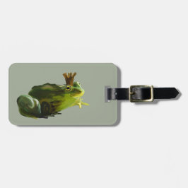Étiquette À Bagage roi grenouille