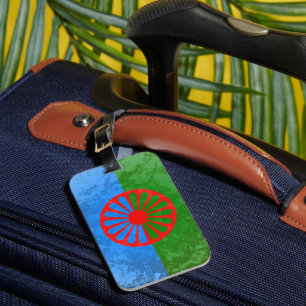 Étiquette À Bagage Romani