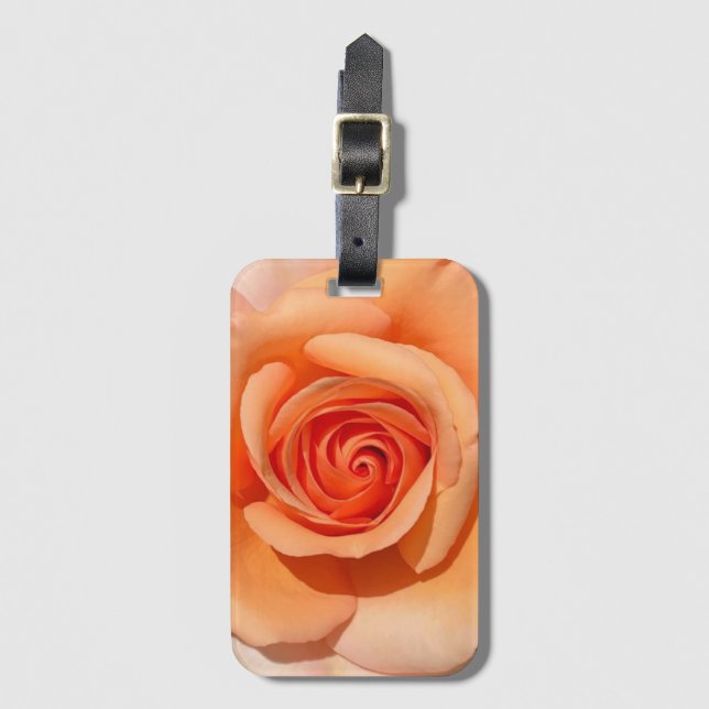 Étiquette À Bagage Rose de plage (Devant Vertical)