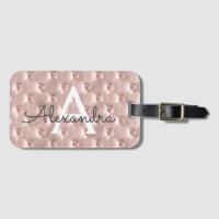 Rose Gold Bijoux Classic Monogramme Nom