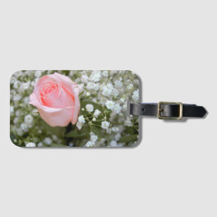 Étiquette À Bagage Rose rose