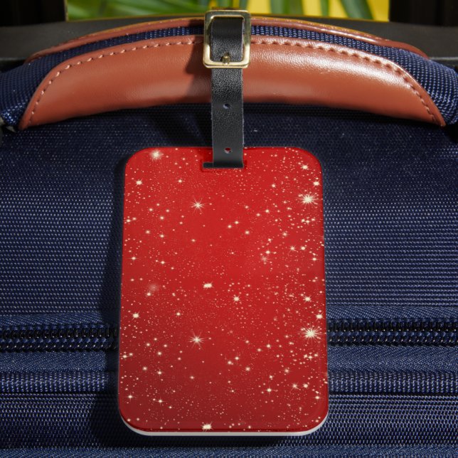 Étiquette À Bagage Rouge de fête (Insitu Rectoal 2)