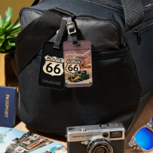 Étiquette À Bagage Route 66