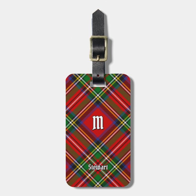 Étiquette À Bagage Royal Stewart Tartan (Devant Vertical)