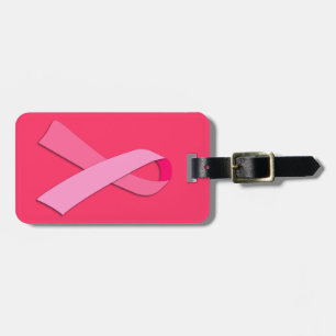 Étiquette À Bagage Ruban rose