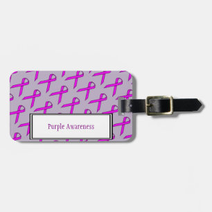 Étiquette À Bagage Ruban standard violet par Kenneth Yoncich