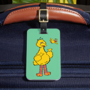 Étiquette À Bagage Rue Sésame   Big Bird & Little Bird