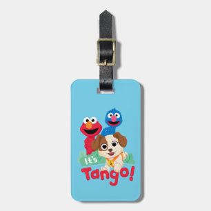 Étiquette À Bagage Rue Sésame C'est Tango avec Elmo & Grover
