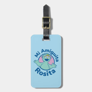 Étiquette À Bagage Rue Sésame   Mi Amiguita Rosita