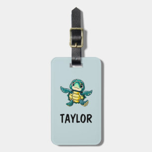 Étiquette À Bagage Sac à dos coloré personnalisé à tortue mignonne