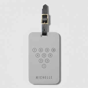 Étiquette À Bagage Sac de bowling de 10 broches de sport personnalisé