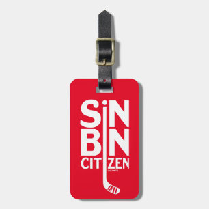 Étiquette À Bagage Sac de hockey citoyen Red Sin Bin