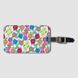Étiquette À Bagage Sac fourre-tout de fleurs de géranium