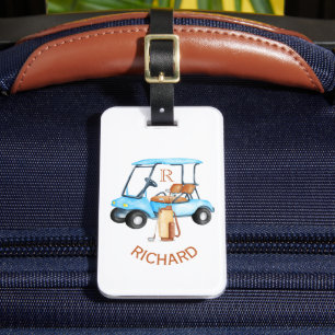 Étiquette À Bagage Sac personnalisé pour homme avec monogramme et nom