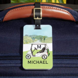Étiquette À Bagage Sac personnalisé pour homme avec monogramme et nom