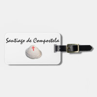 Saint Jacques de Compostelle coquille & croix roug