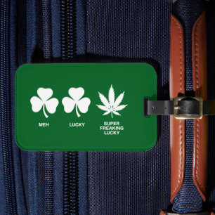 Étiquette À Bagage Saint Patricks Funny Party pour les gars