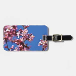 Étiquette À Bagage Sakura Cerry Blossoms Touché Bleu