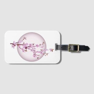 Étiquette À Bagage Sakura japonais cerise en fleurs 