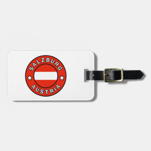 Étiquette À Bagage Salzbourg Autriche