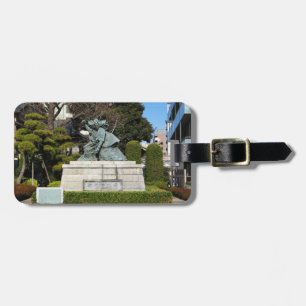 Étiquette À Bagage Samurai Kamakura Gongoro Kagemasa Kabuki Statue