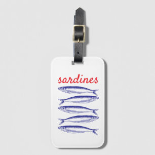 Étiquette À Bagage Sardines