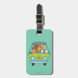 Étiquette À Bagage Scooby-Doo & Gang Mystery Machine