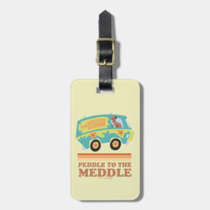Étiquette À Bagage Scooby-Doo Mystery Machine "Peddle to the Meddle"