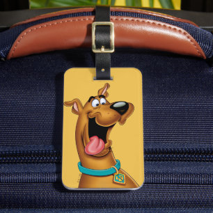 Étiquette À Bagage Scooby Doo Visage Excité