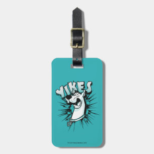 Étiquette À Bagage Scooby-Doo "Yikes!" Graphique en demi-teintes