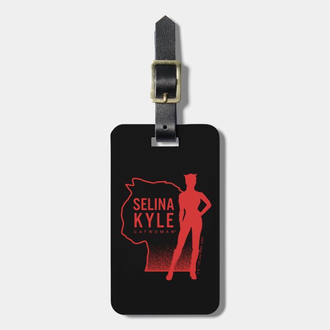 Étiquette À Bagage Selina Kyle Catwoman - logo (Devant Vertical)