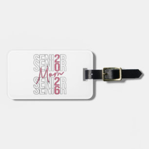 Étiquette À Bagage ✨ Senior Mom 2026 Parties scintillant Design