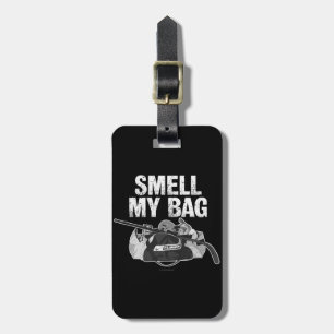 Étiquette À Bagage Sentez mon sac (la puanteur d'hockey)