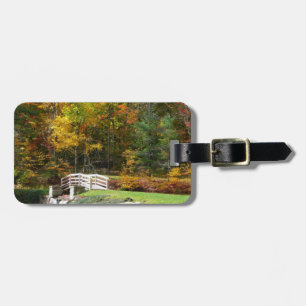 Étiquette À Bagage Sept Sources Pont D'Automne I Paysage D'Automne