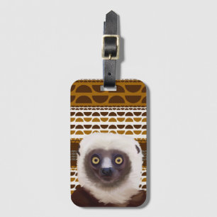 Étiquette À Bagage Sifaka Lemur Madagascar