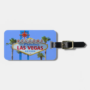 Étiquette À Bagage Signe bienvenu de Las Vegas