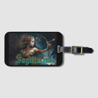 Étiquette À Bagage Signe du zodiaque Sagittaire