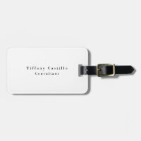 Simple clair élégant minimaliste blanc moderne