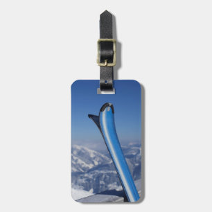 Étiquette À Bagage Skis de repos