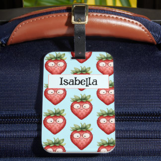 Étiquette À Bagage Smart Fraise