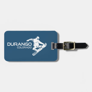 Étiquette À Bagage Snowboardeur de Durango Colorado
