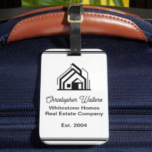 Étiquette À Bagage Société immobilière Maison Realtor Personnalisé