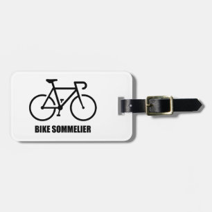 Étiquette À Bagage Sommelier de vélo